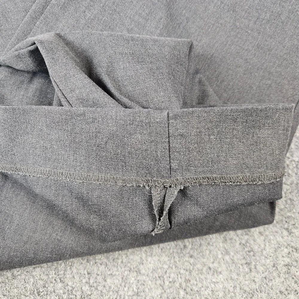 Banana Republic Standard Fit Mens Dress Pants Charcoal Gray 36 Cotton Blend